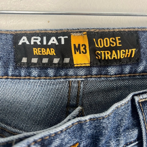 Rebar M3 Loose DuraStretch Basic Straight Leg Jean 34x30 - Picture 6 of 12